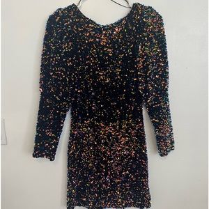 Zara sequin party dress